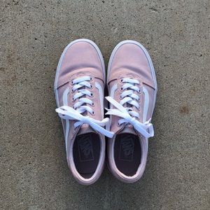 Pink Old School Vans // Size 7.5
